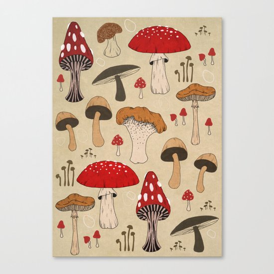 Mushrooms Canvas Print