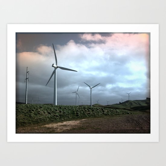 Mighty wind Art Print