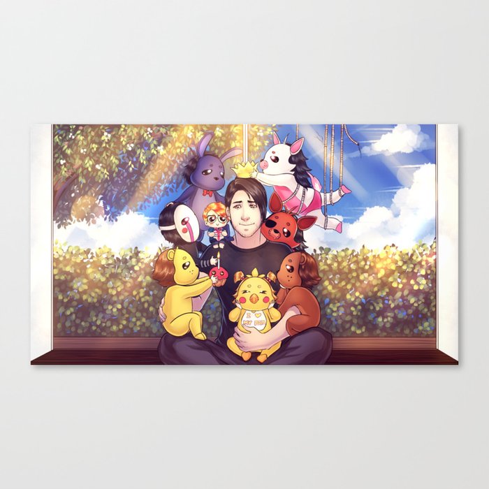 I WILL ALWAYS REMEMBER THIS - Markiplier + FNAF Canvas Print