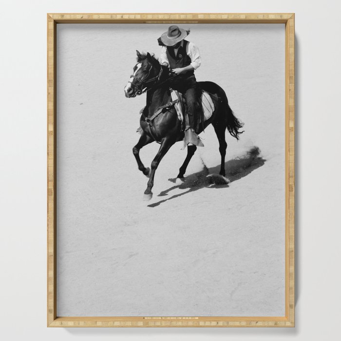 Lonely Cowboy Serving Tray