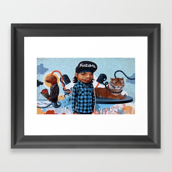 Hu's feeling of loss is lifting Framed Art Print