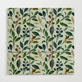 Greenery Wood Wall Art