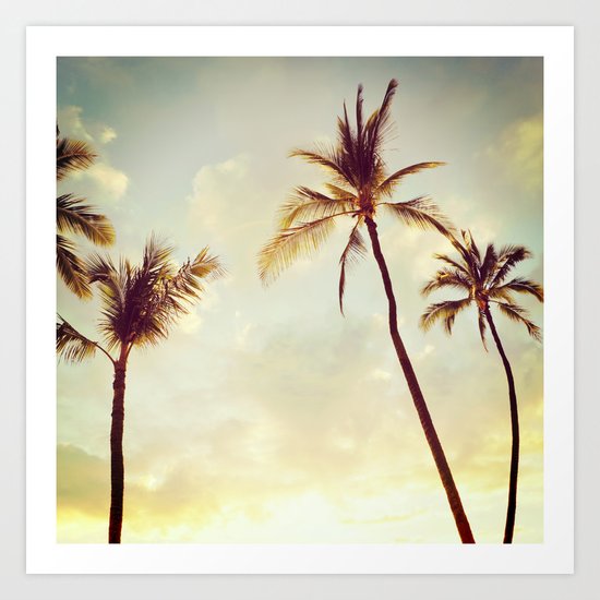 Hawaii Palms Art Print