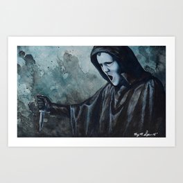 Scream The Tv Series Hello Emma Ghost Face Watercolor