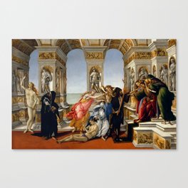 Sandro Botticelli "The Calumny of Apelles" Canvas Print