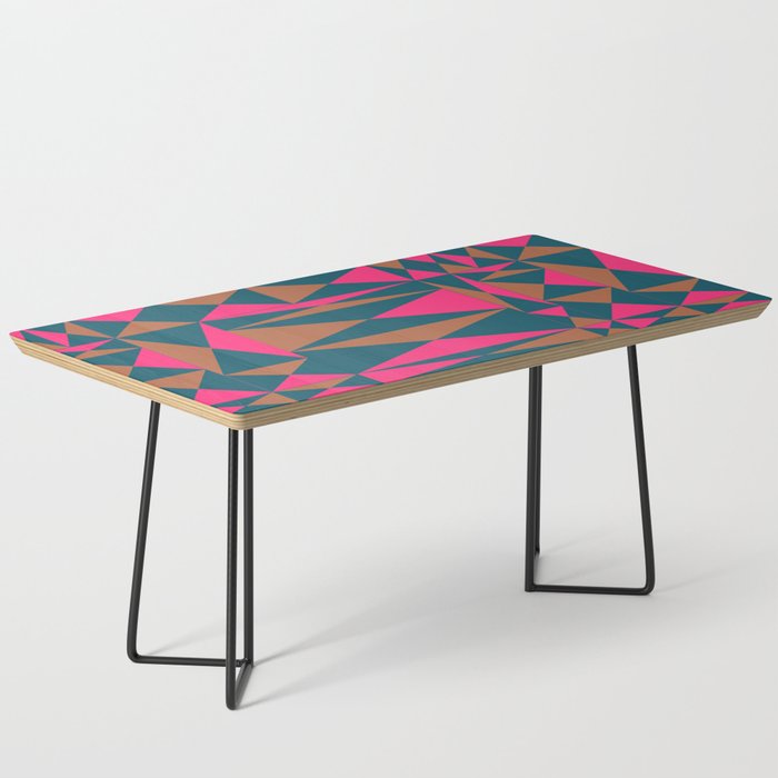 Abstraction_GEOMETRIC_TRIANGLE_MERRY_POP_ART_PATTERN_1130A Coffee Table