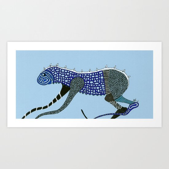 lizard Art Print