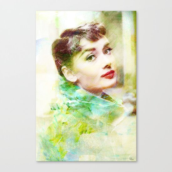 Audrey H. Canvas Print