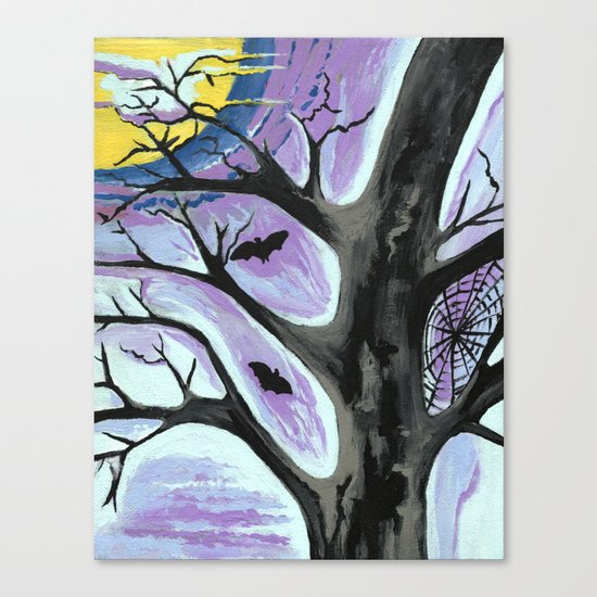 Creepy Night Canvas Print