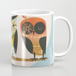 Mid Century Owls Coffee Mug