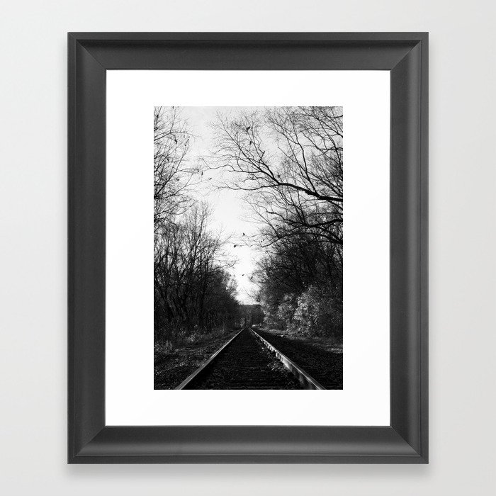 The Rail Framed Art Print