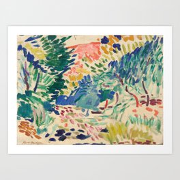 Henri Matisse Landscape at Collioure Art Print