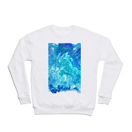 Aqua Ocean Blue Crewneck Sweatshirt