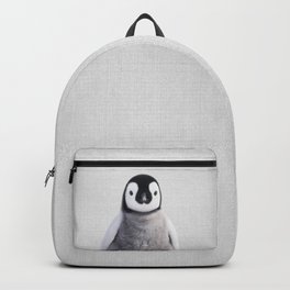 Baby Penguin - Colorful Backpack | Ice, Series, Cute, Penguin, Children, Snow, Kids, Photo, Modern, Chick 