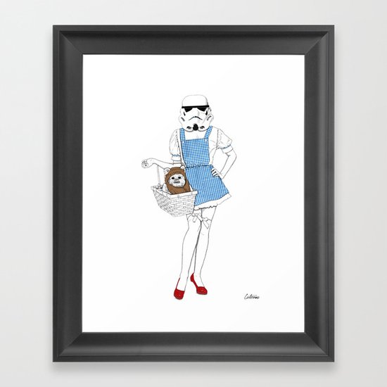 Dorothy trooper Framed Art Print