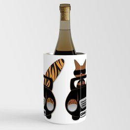 Trendy Wild Cats go Surfing in their Open Top Retro Sports Cars Wine Chiller