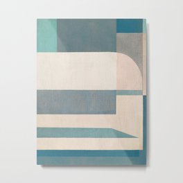 Molded Concrete Metal Print | Texture, Abstract, Digital, Colors, Painting, Geometric, Canvas 