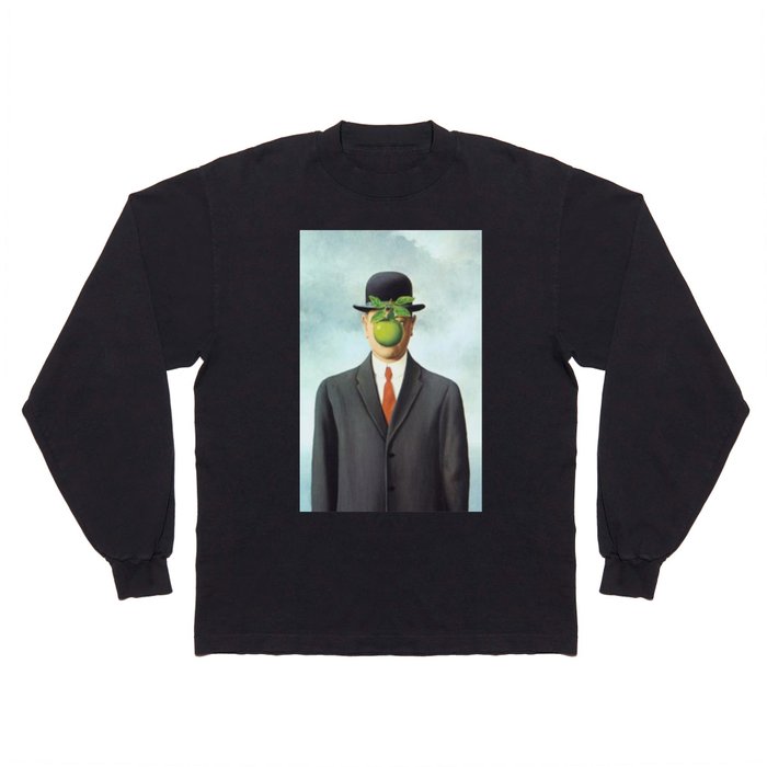 The Son of Man. 1964 Rene Magritte Long Sleeve T Shirt