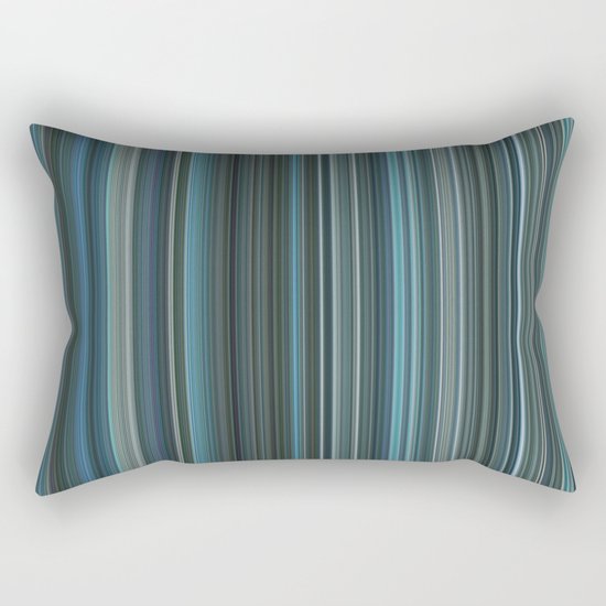 Blue lines 2 Rectangular Pillow