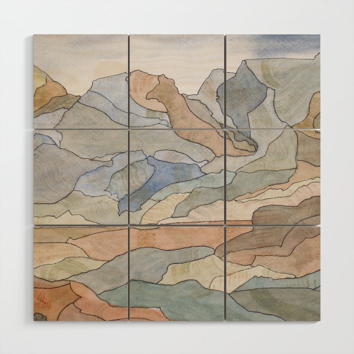 Mountain Regions Wood Wall Art