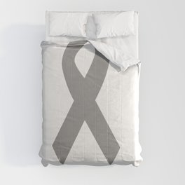 Fear Nothing: Silver Ribbon Awareness Comforter