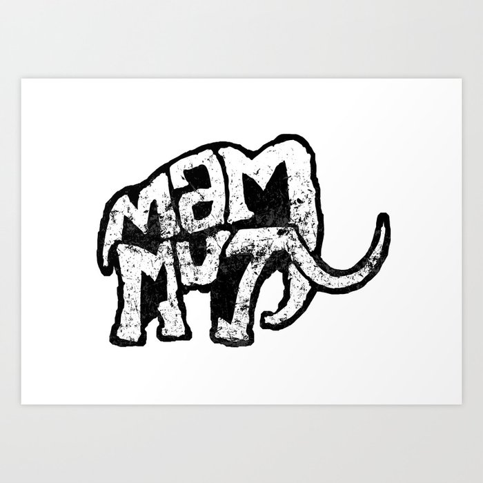 Mammut Art Print