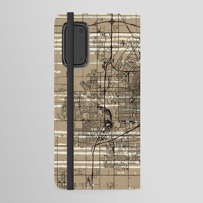 Sioux Falls - Vintage City Map - USA City Android Wallet Case