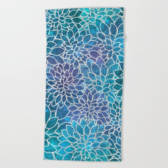 Floral Abstract 10 Beach Towel