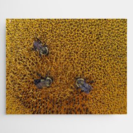 Trio of Bees Jigsaw Puzzle