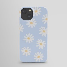 Daisies Baby Blue iPhone Case
