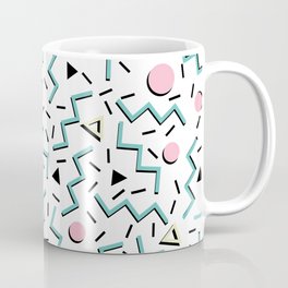 Back to the 80's eighties, funky memphis pattern design Mug
