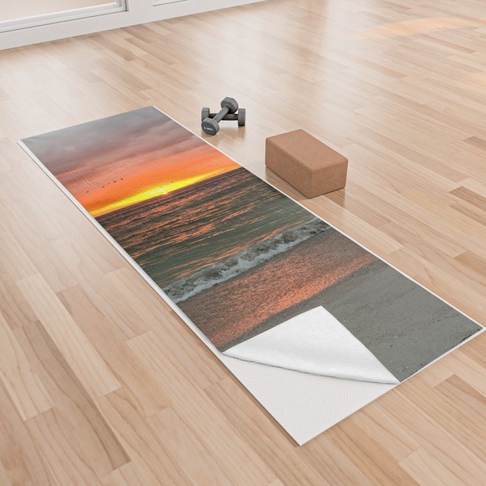 Moody Sunset Yoga Towel