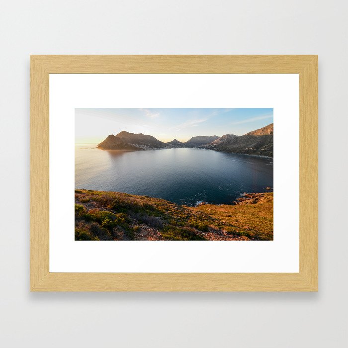 Sunset over Hout Bay, South Africa Framed Art Print