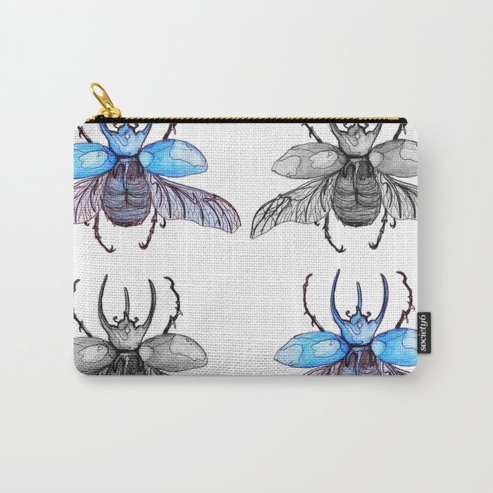 Rhino beetle Carry-All Pouch
