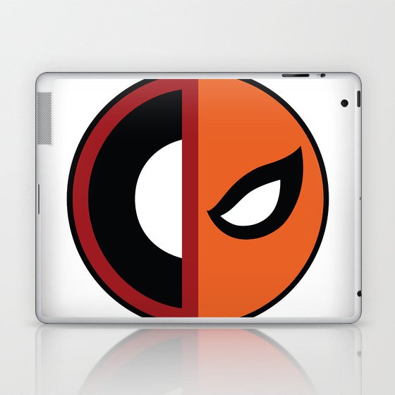 Wilson Vs Wilson Deadpool Deathstroke Laptop Ipad Skin By