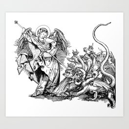 St. Michael fighting the Dragon Art Print