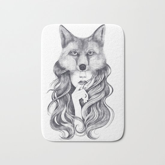 Fox in soul Bath Mat