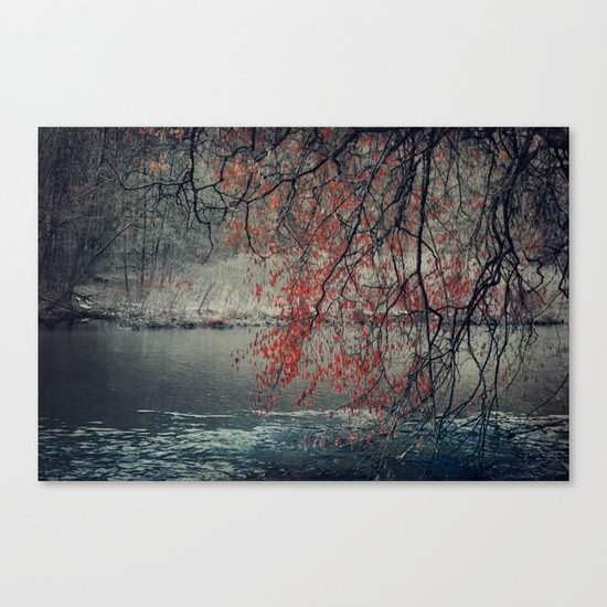by the River Canvas Print