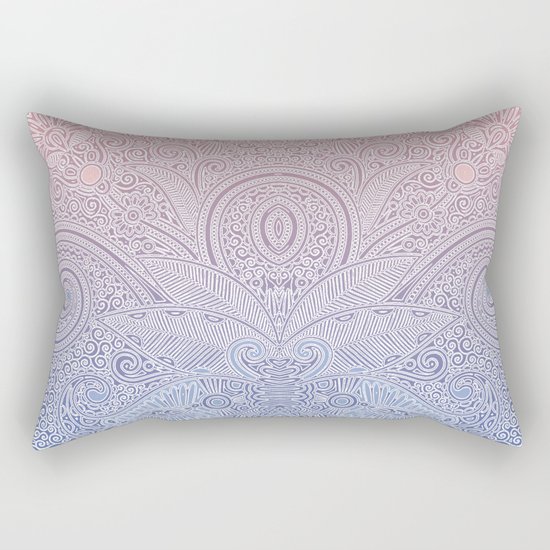 Delicate Pattern Rectangular Pillow