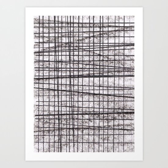 Black surface 1 Art Print