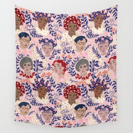 Respect: Face the difference rosé Wall Tapestry