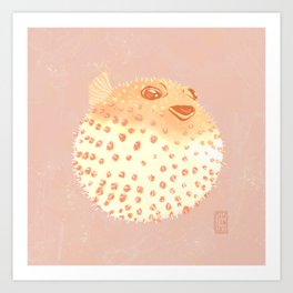 Blowfish  Art Print