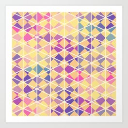 Purple indulgence pattern art Art Print