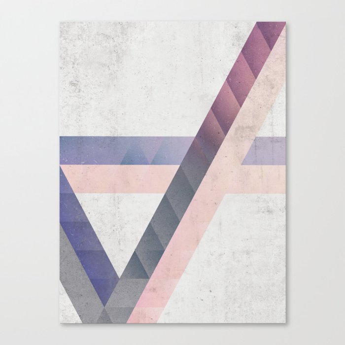 Unespected Geometry Canvas Print