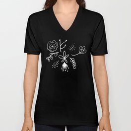 Flora V Neck T Shirt