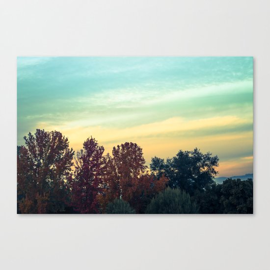 Protean Autumn Sky Canvas Print