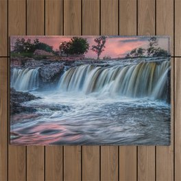 Falls Park at Sunset in Sioux Falls Outdoor Rug