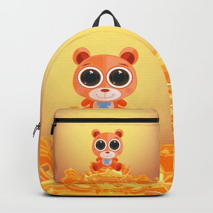 Teddy Bear - Candy Orange Backpack