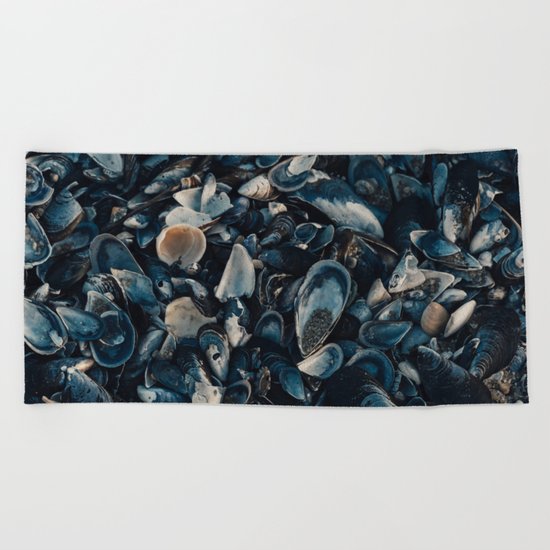 sea shells Beach Towel