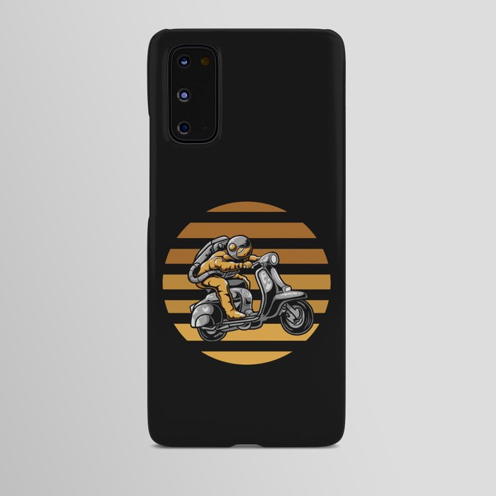 Astronaut Riding Scooter Android Case